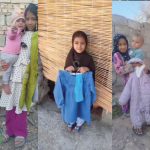 اهدای لباس از طرف موسسه خیریه شجره طوبی به کودکان زابل